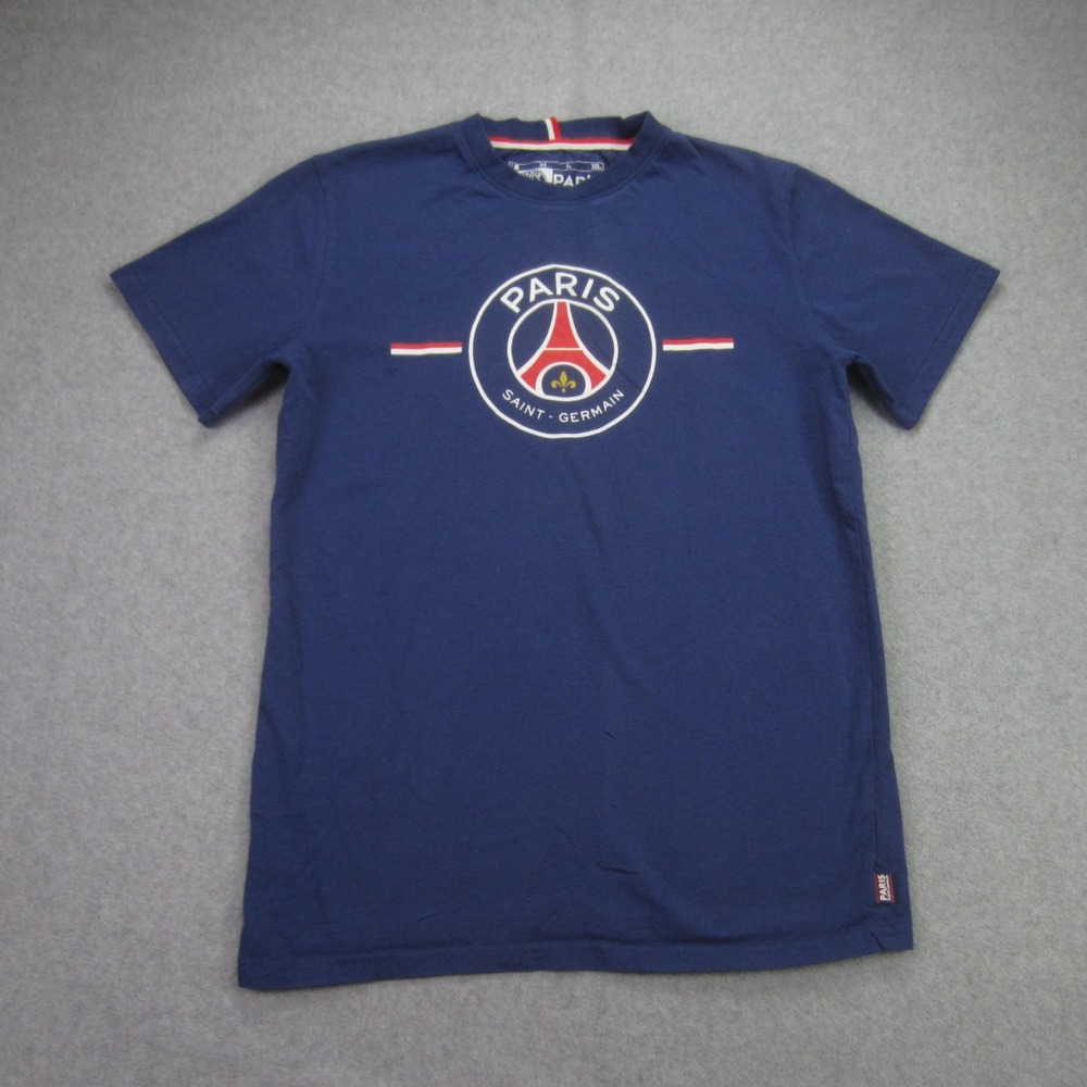 Paris Saint Germain Mens S Shirt Blue FC Football Soccer PSG Fan Gear READ